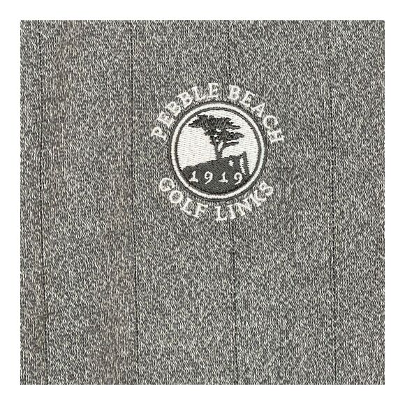 Arnold Palmer Pebble Beach Fleece Jacket Mens XL Gray Full Zip Golf Sweater - Picture 7 of 13